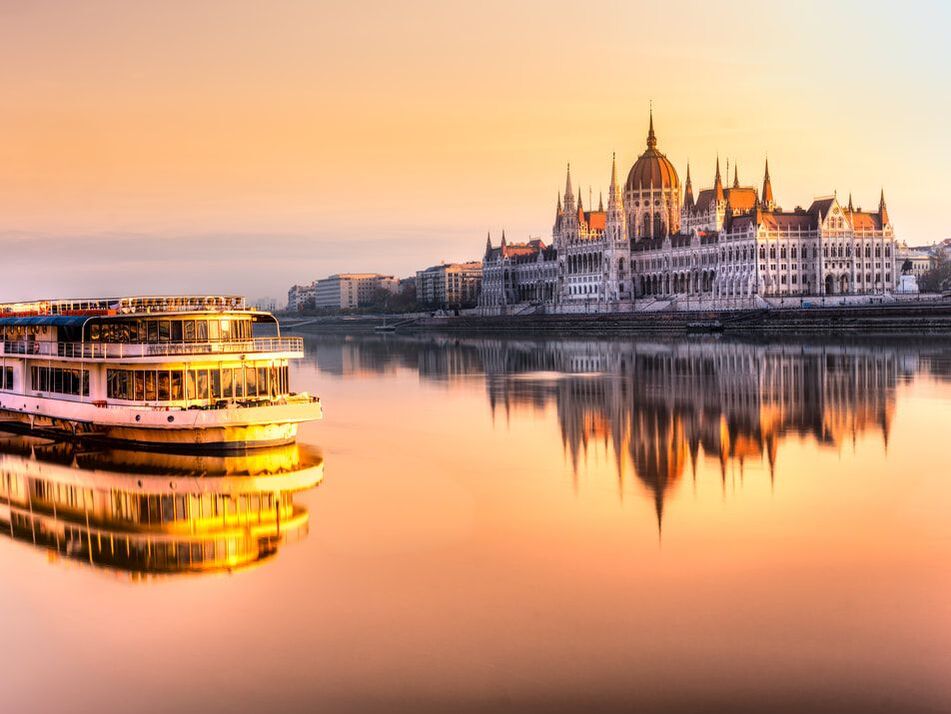 Danube River in Budapest, Hungary